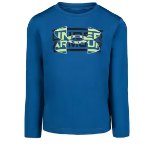 Under Armour UA Tech Mesh Logo Long Sleeve Tee - Tech Blue