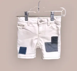 UNISEX SIZE 12/18 MONTHS - Baby GAP, Patchwork Denim Shorts EUC B51