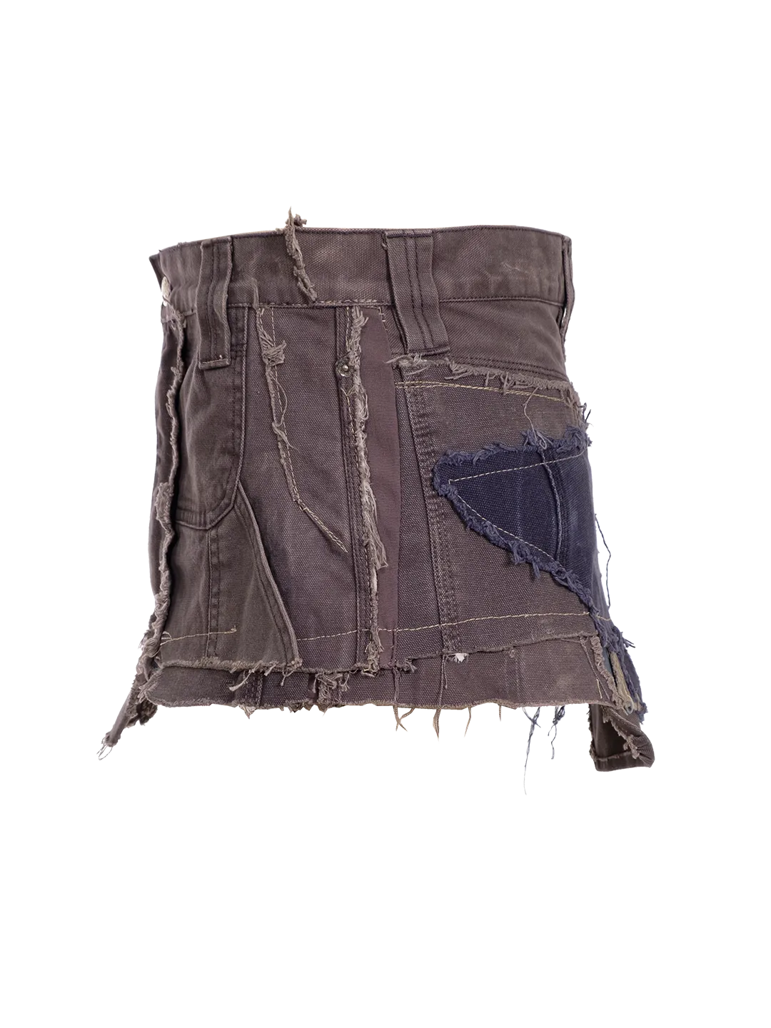 Upcycled Mini Denim Skirt