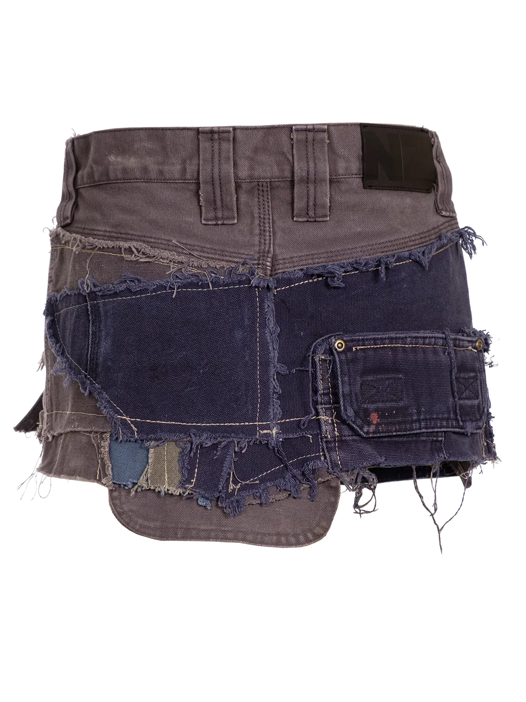 Upcycled Mini Denim Skirt