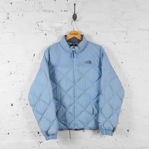 Vintage Women's The North Face Puffer Jacket - Blue - L
