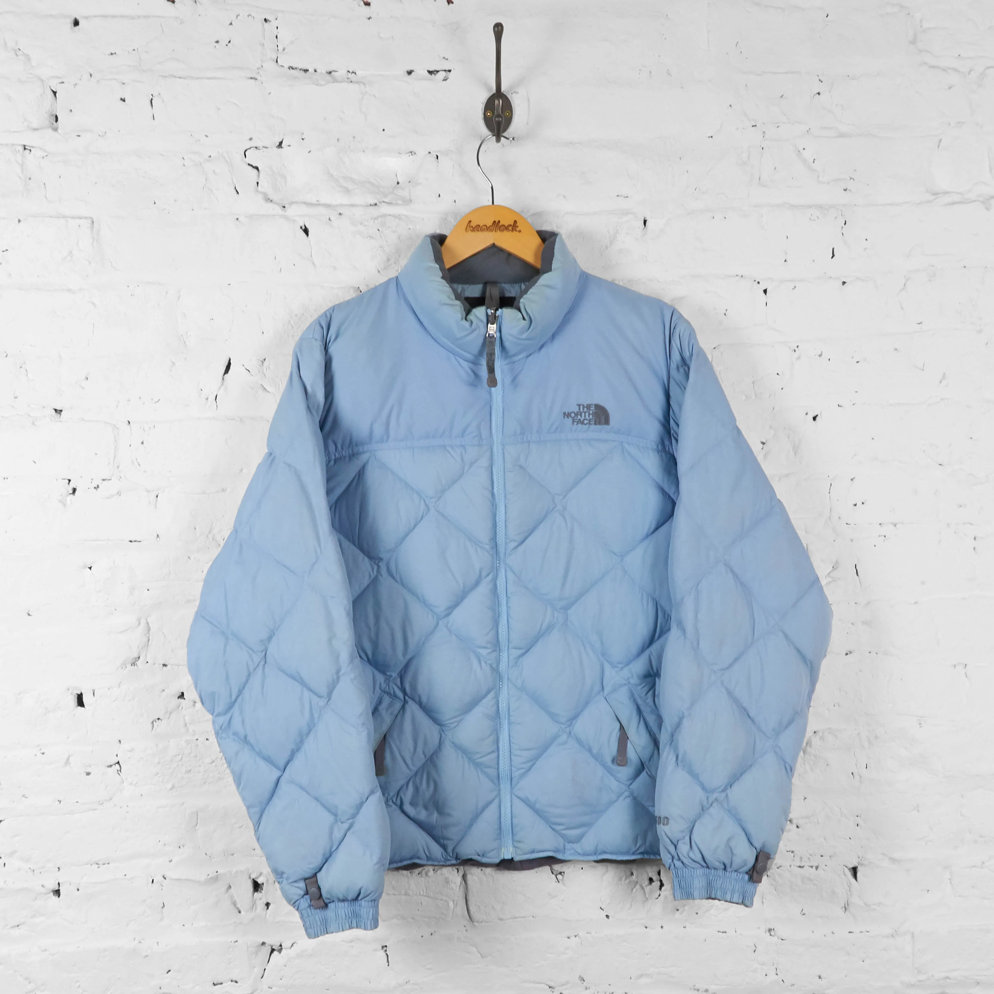 Vintage Women's The North Face Puffer Jacket - Blue - L