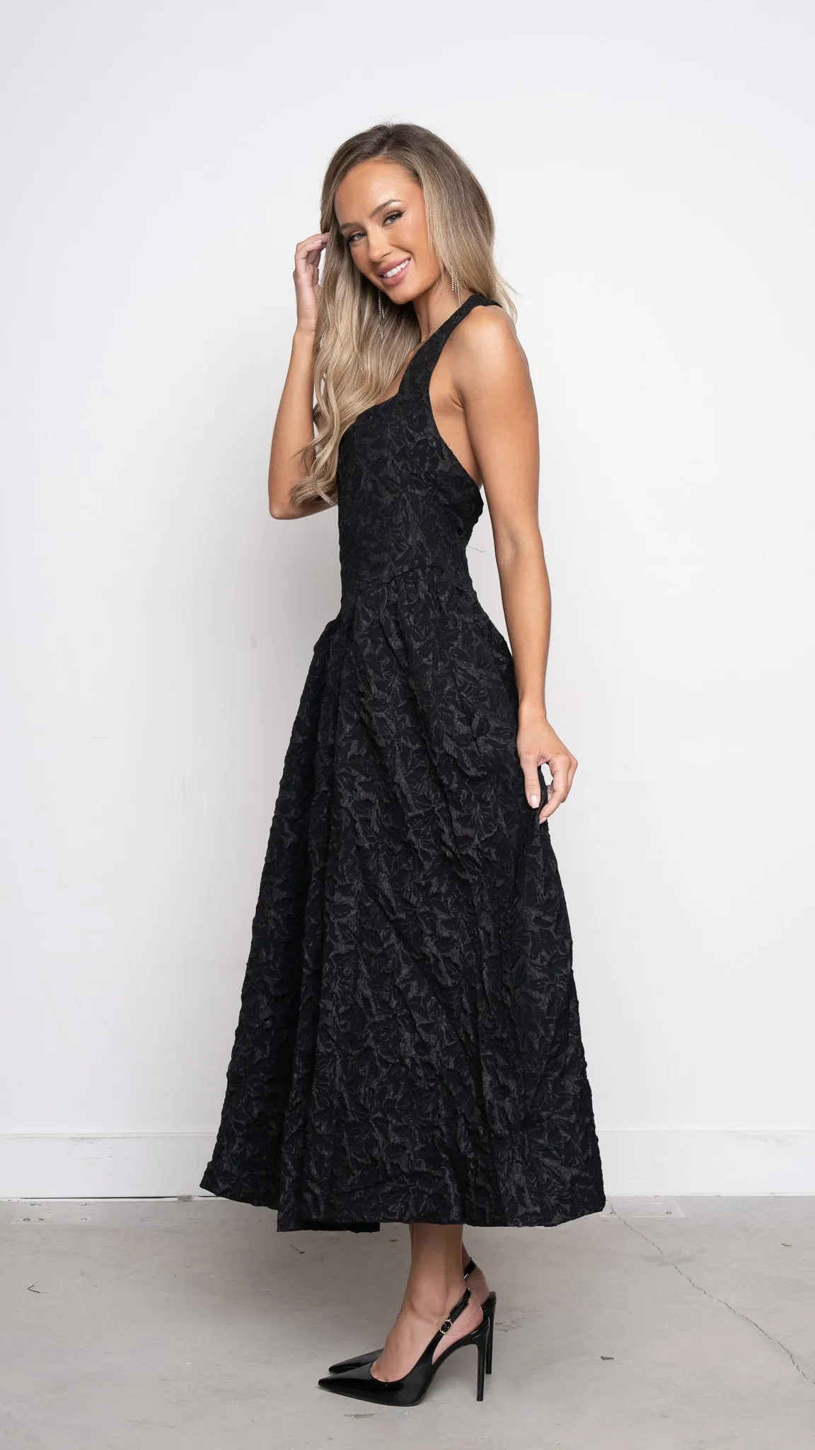 Waire Midi Dress