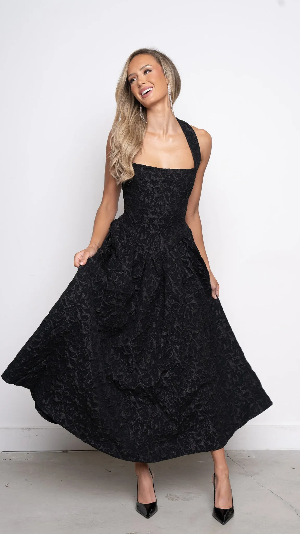 Waire Midi Dress