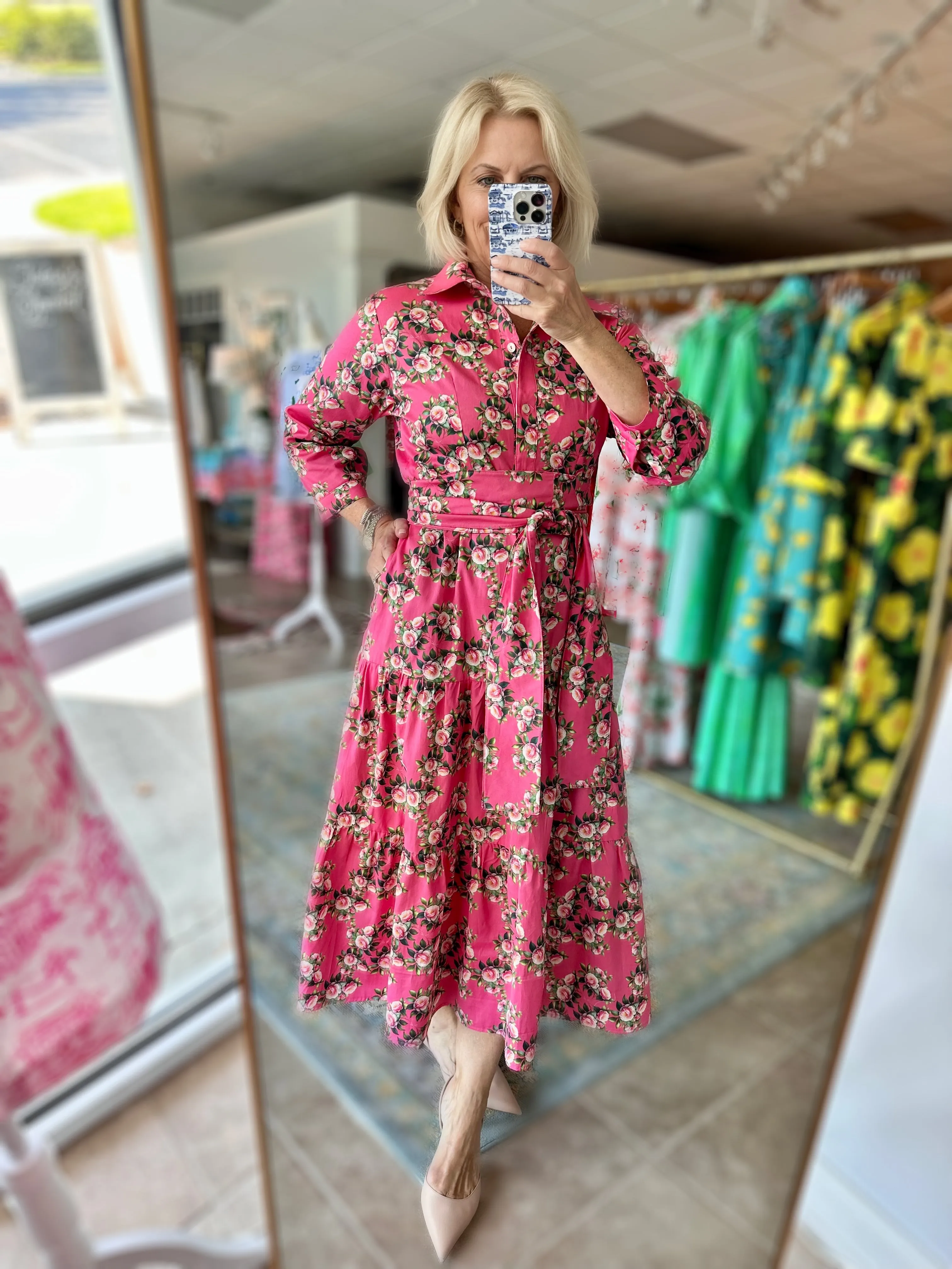 Waverly Tiered in Pink Camellia