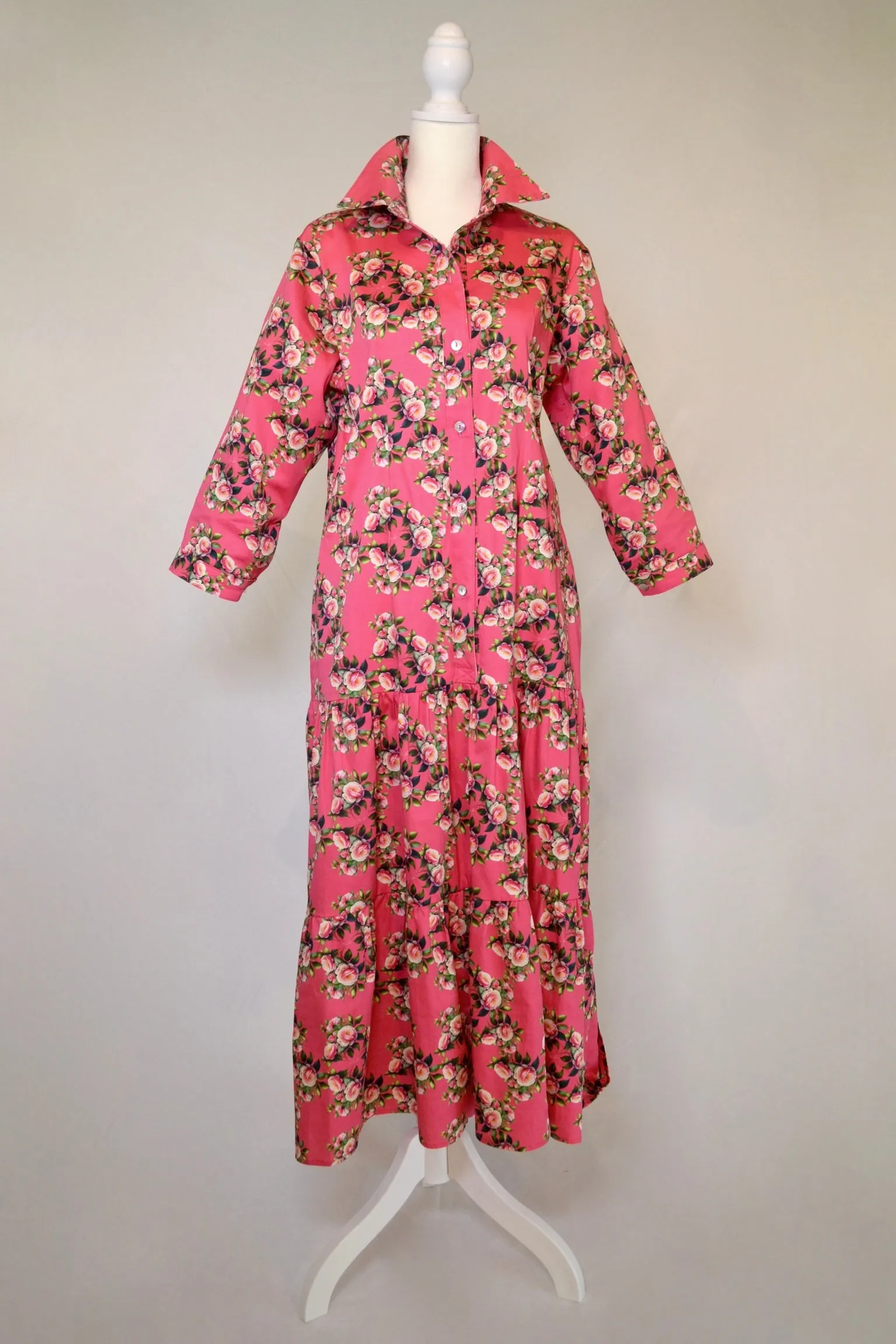 Waverly Tiered in Pink Camellia