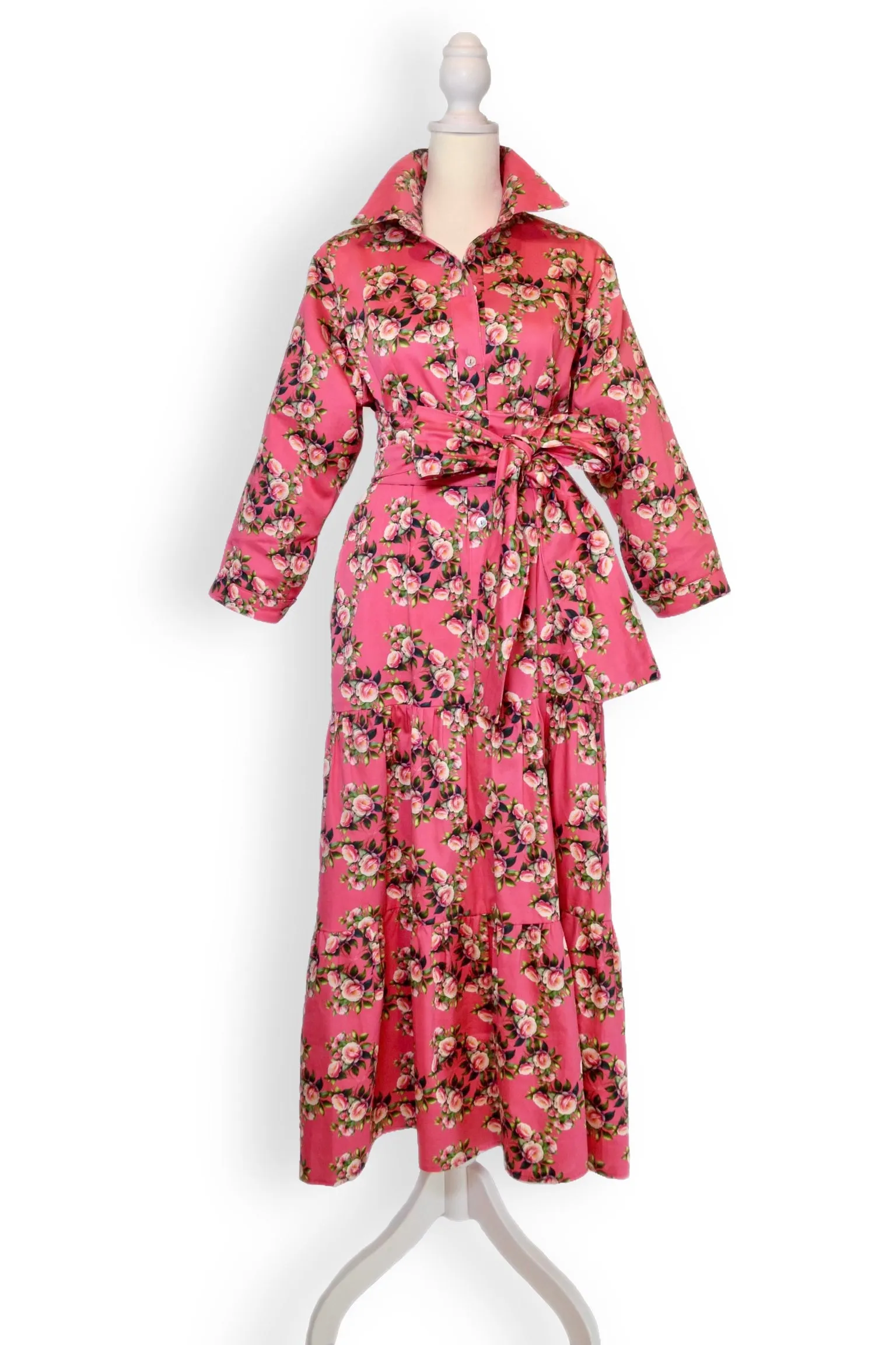 Waverly Tiered in Pink Camellia