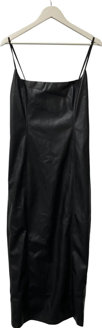White Fox Forever Wanting Midi Dress Black UK XL