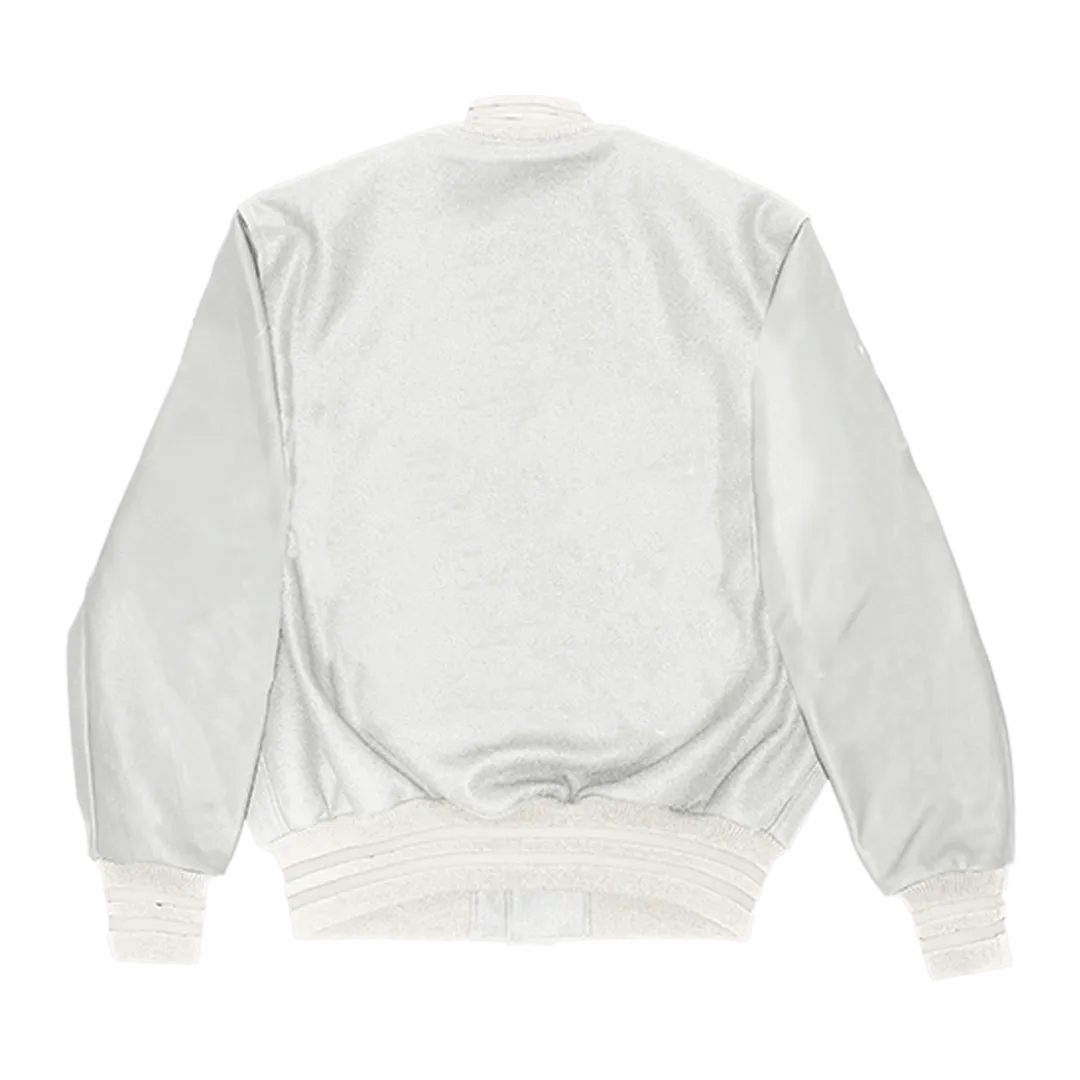 White Stripes Varsity Jacket