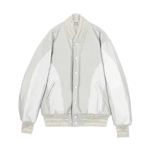 White Stripes Varsity Jacket