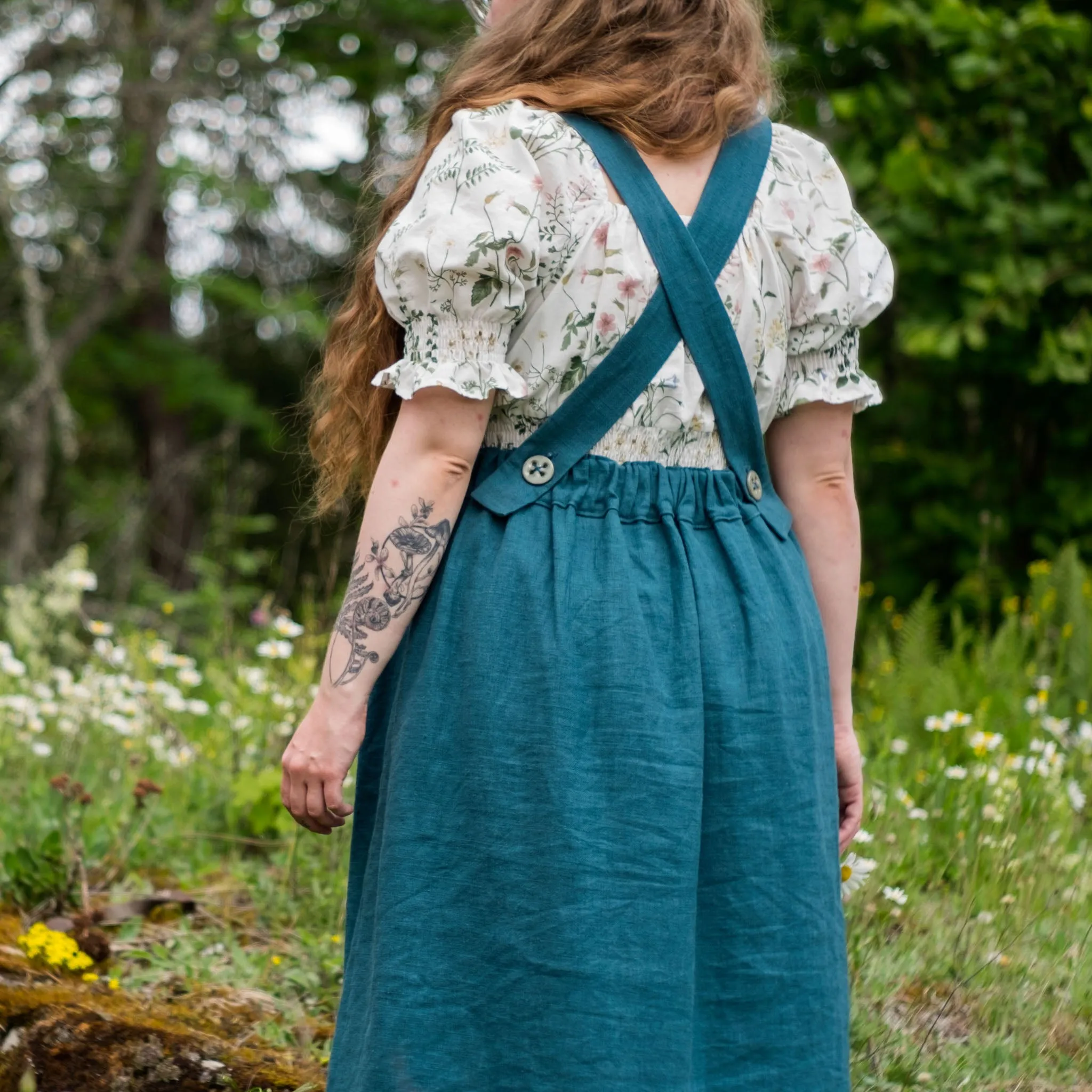 Wildflower Pinafore Sewing Pattern - Women's/Curved Fit