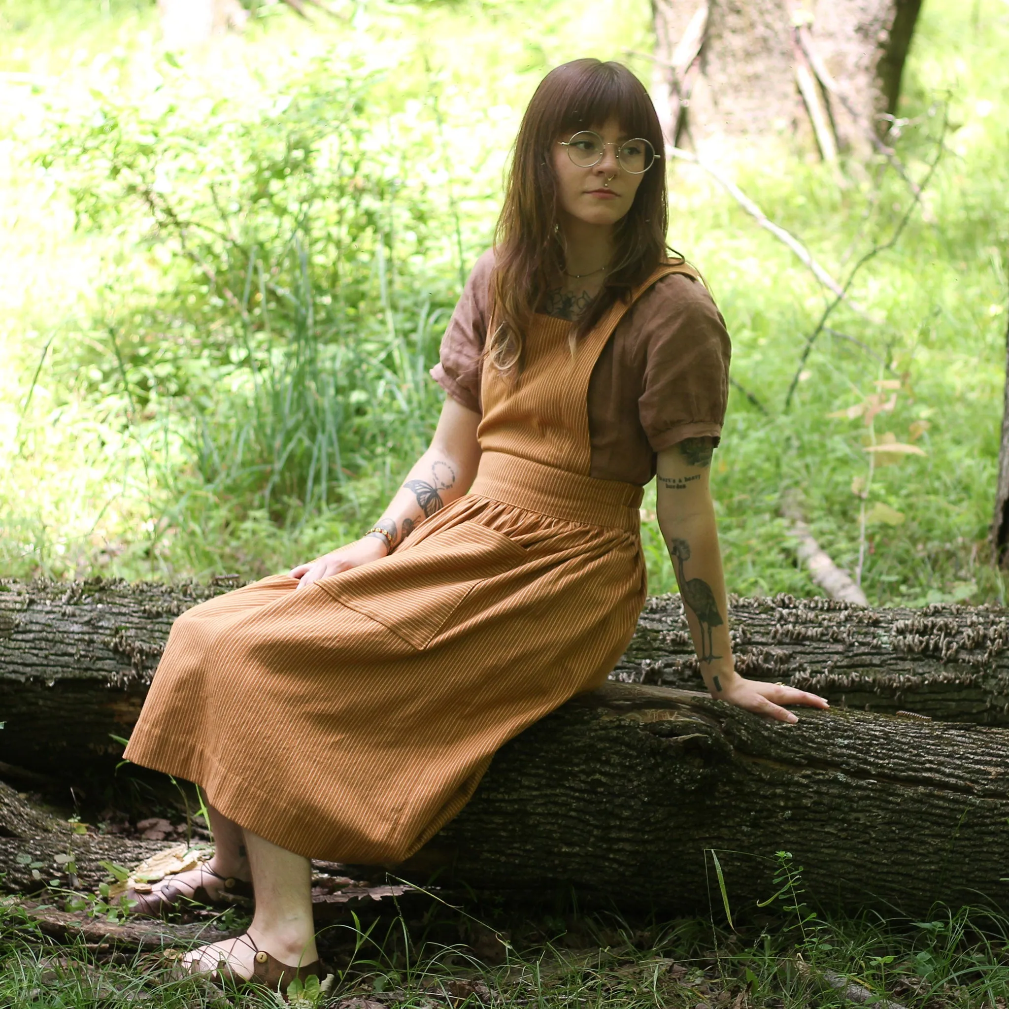Wildflower Pinafore Sewing Pattern - Women's/Curved Fit