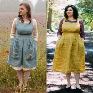 Wildflower Pinafore Sewing Pattern - Women's/Curved Fit