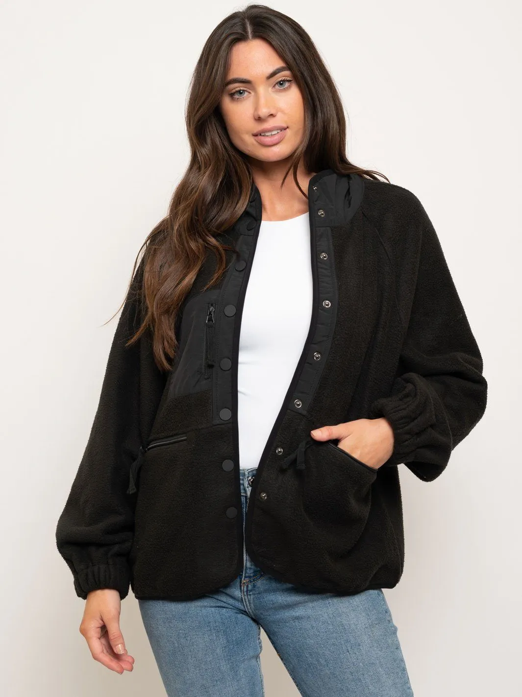 WOMEN'S BUTTON UP JACKET