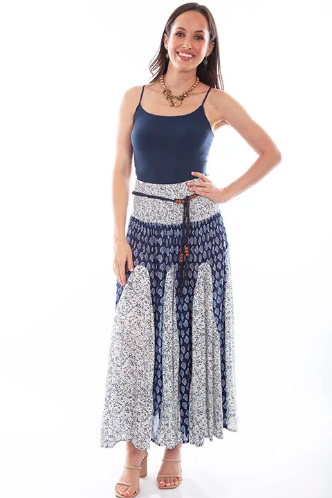 Women's Cantina Collection Skirt: Maxi Length Multi Print