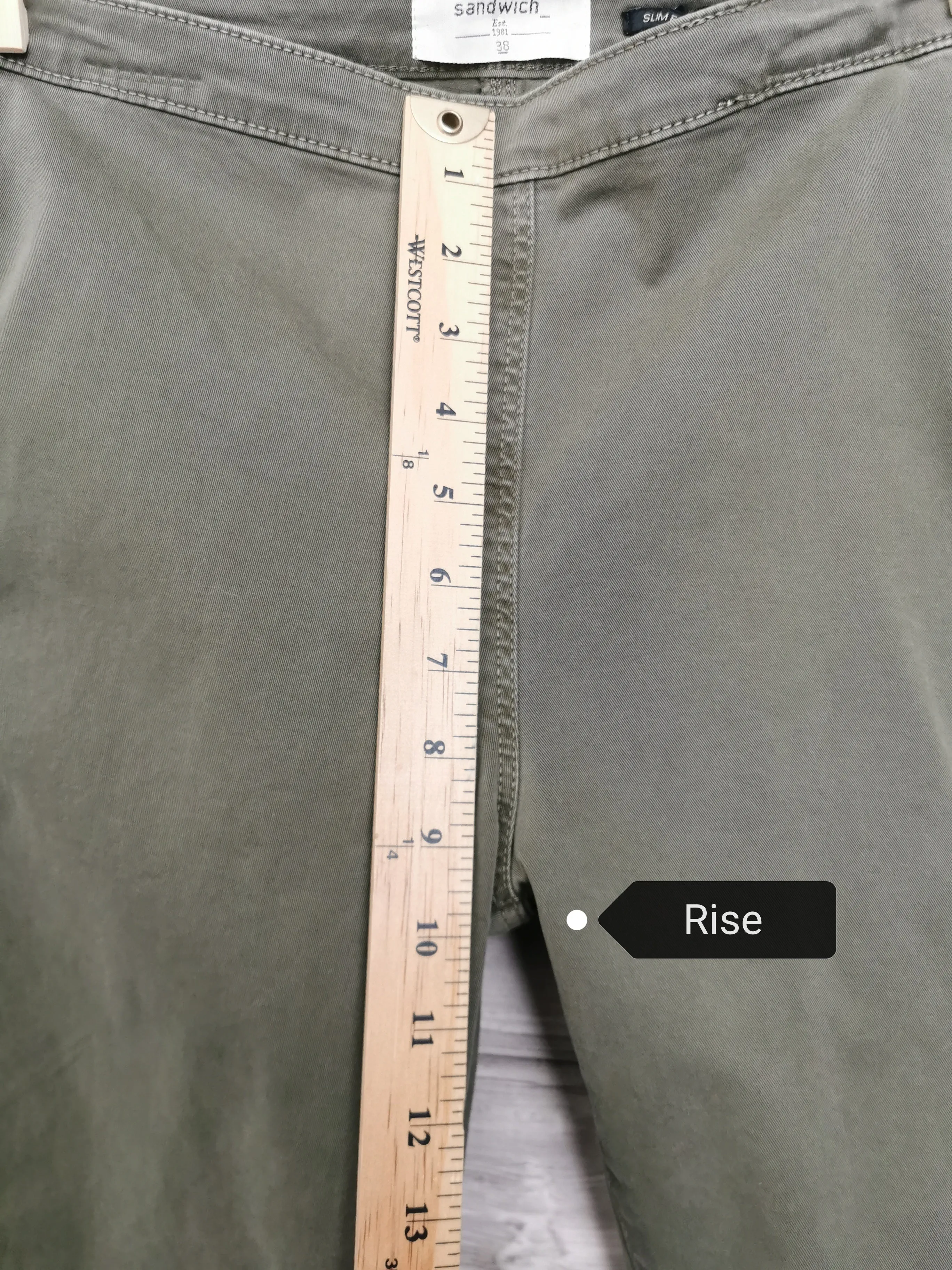 WOMENS SIZE 8 - SANDWICH, Slim fit Tregging Dress Pants, Sage NWT B26