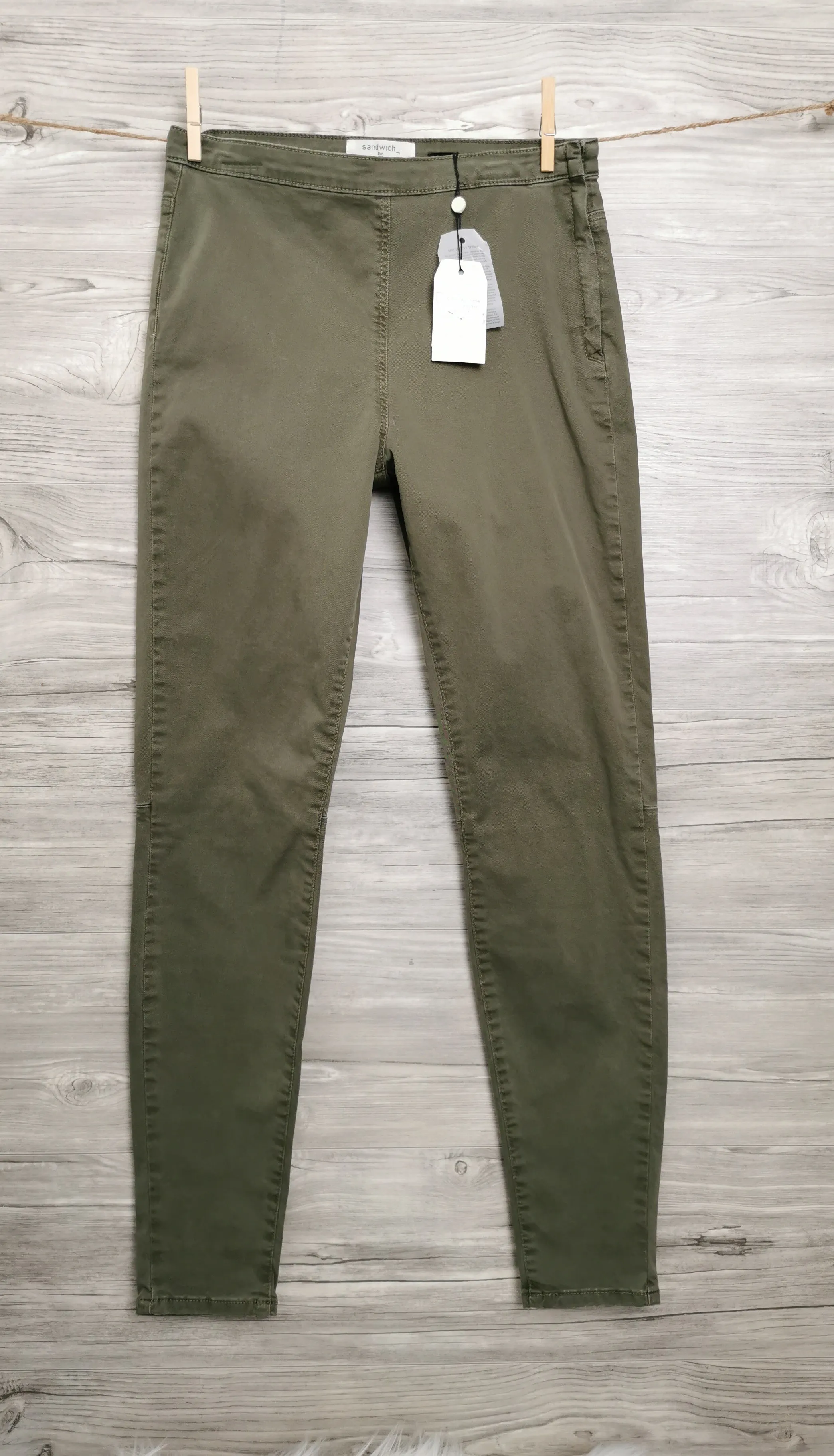 WOMENS SIZE 8 - SANDWICH, Slim fit Tregging Dress Pants, Sage NWT B26